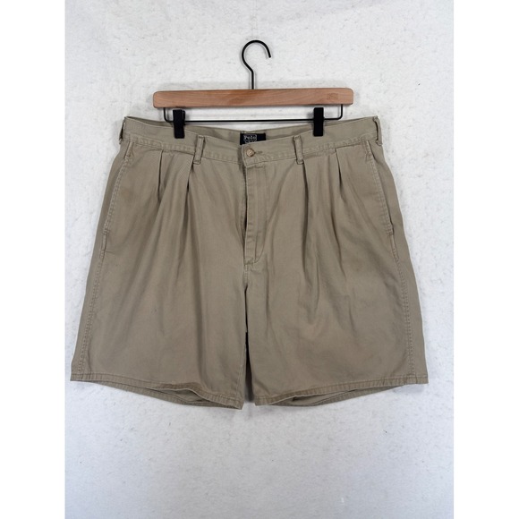 Polo Ralph Lauren Other - Vintage Polo Ralph Lauren Mens 38 Pleated Chino Shorts Khaki Tan Made in USA